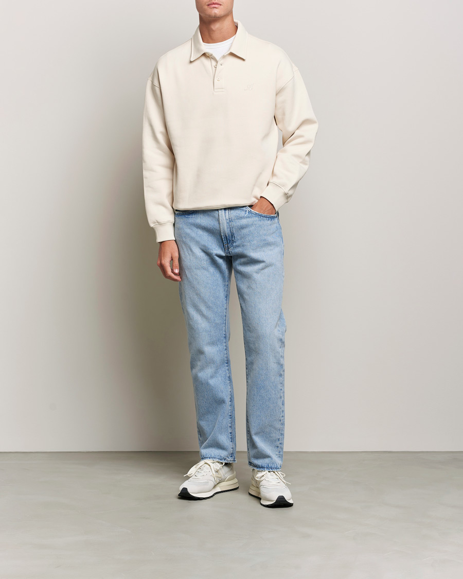 Herren | Pullover | Axel Arigato | Signature Polo Sweatshirt Pale Beige