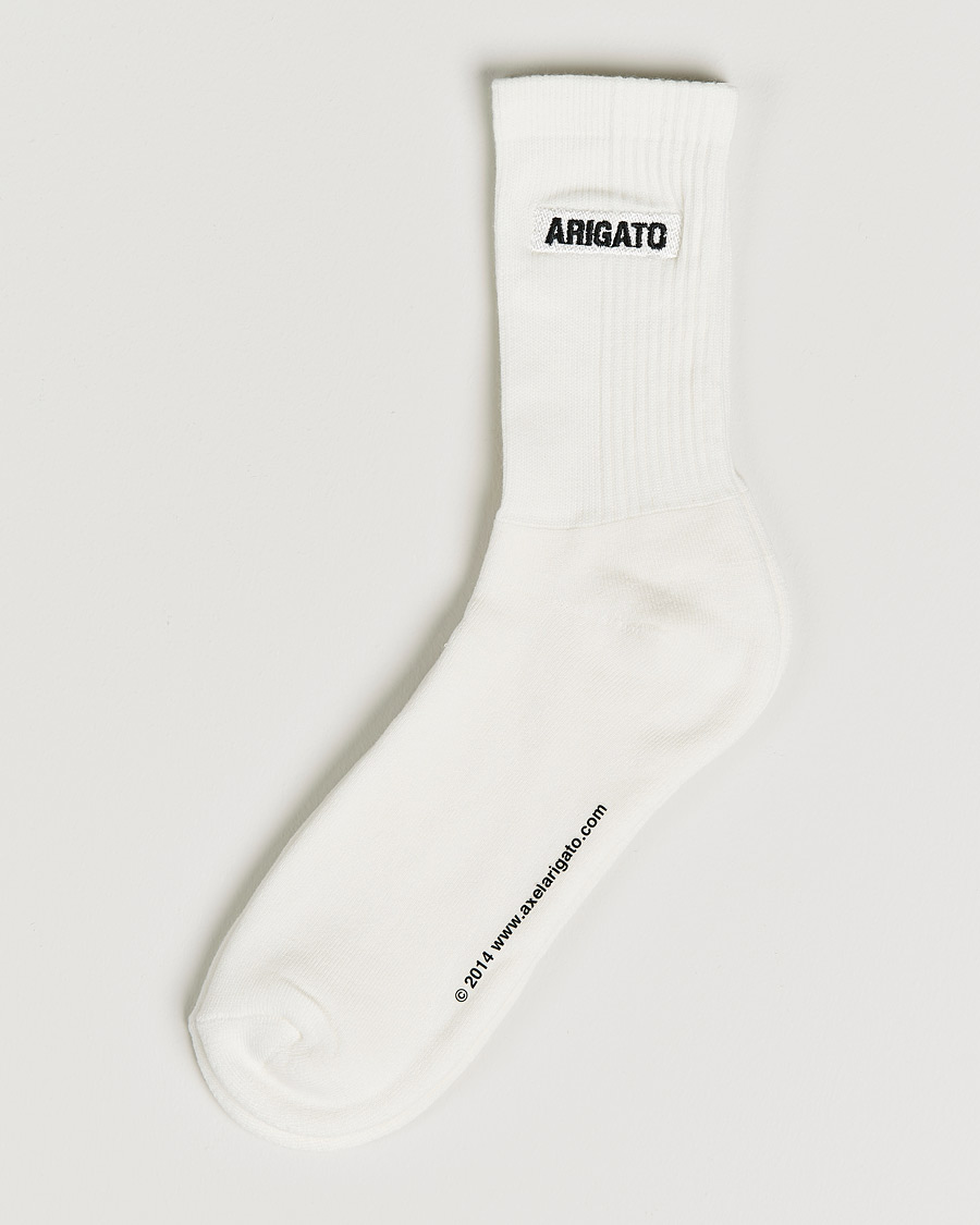 Herren | Socken | Axel Arigato | Block Logo Sock White