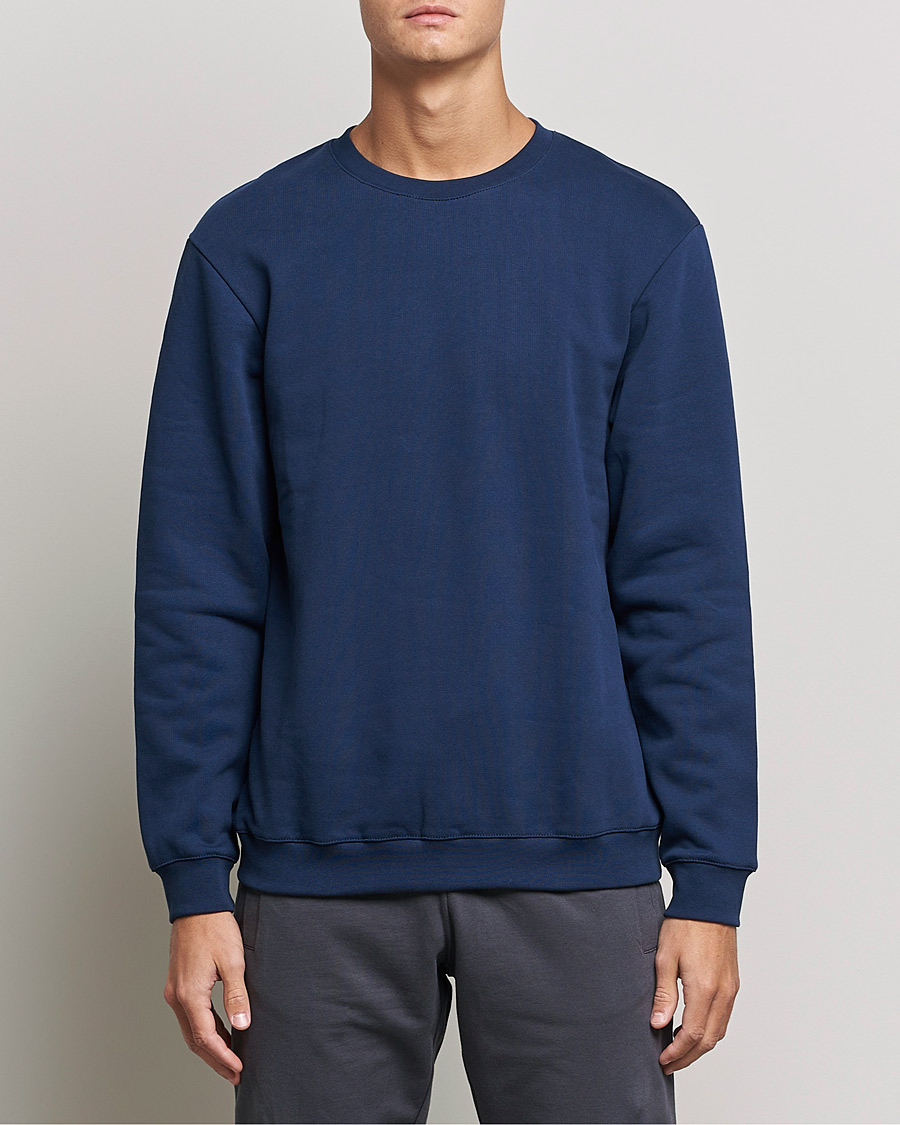 Herr | Kläder | Bread & Boxers | Loungewear Sweatshirt Navy Blue