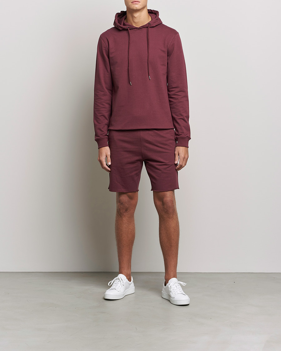 Herren | Pullover | Bread & Boxers | Loungewear Hoodie Burgundy
