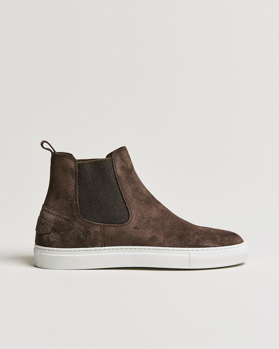 Herren | Boots | Brioni | Classic Sneakers Dark Brown Suede