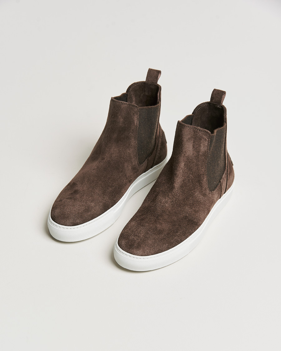 Herren | Boots | Brioni | Classic Sneakers Dark Brown Suede