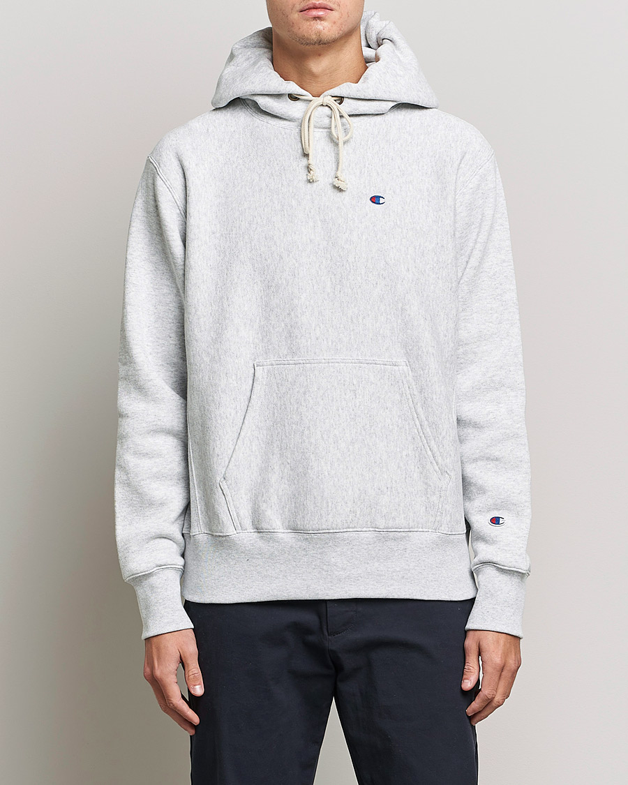 Herren | Champion | Champion | Reverse Weave Soft Fleece Hood Grey Melange