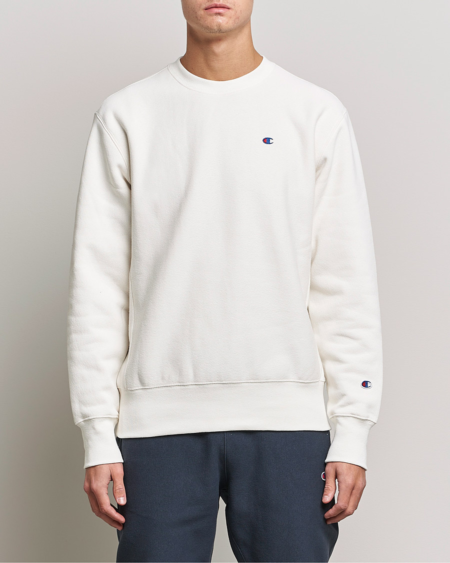 Herren | Champion | Champion | Reverse Weave Soft Fleece Sweatshirt White