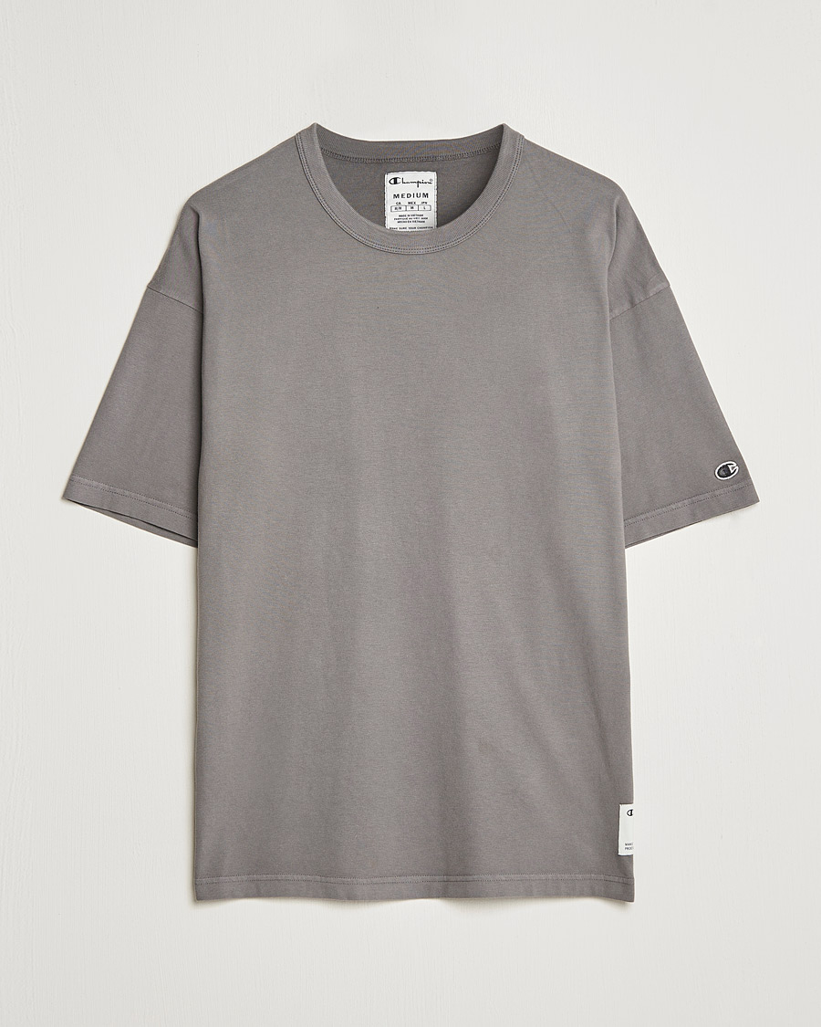 Herren | T-Shirts | Champion | Heritage Garment Dyed T-Shirt Dark Grey