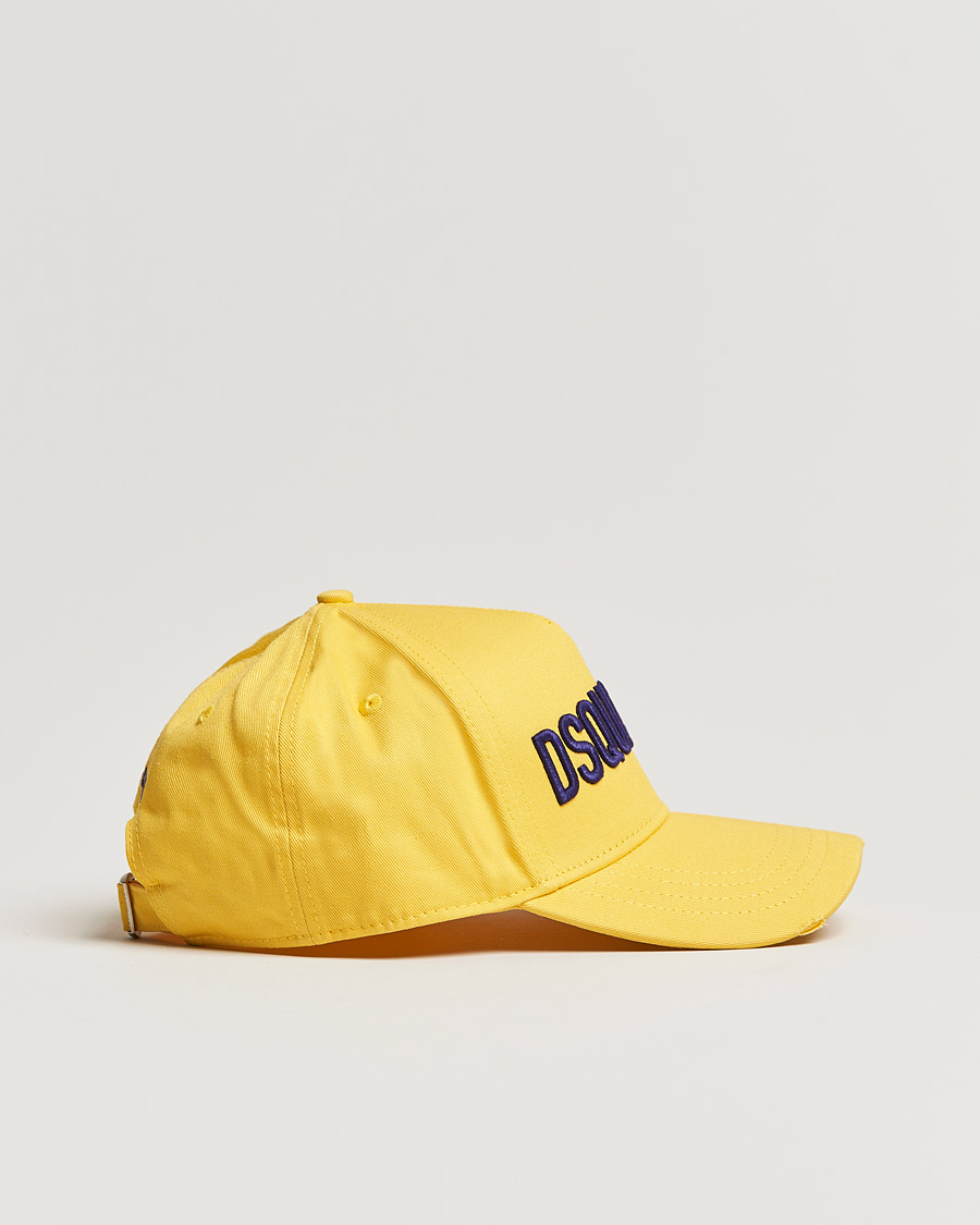 Herren | Dsquared2 Logo Baseball Cap Yellow | Dsquared2 | Logo Baseball Cap Yellow