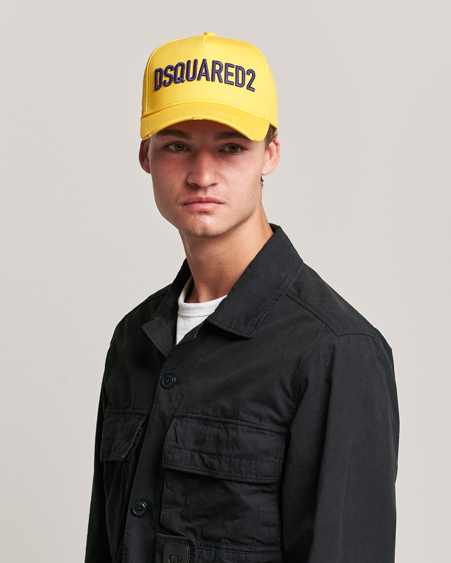 Herren | 40% sale | Dsquared2 | Logo Baseball Cap Yellow