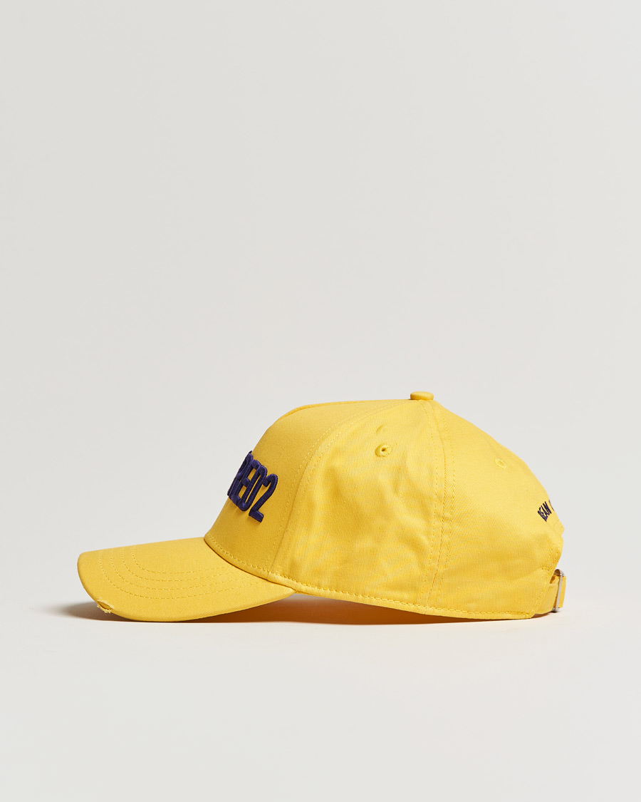 Herren | Dsquared2 Logo Baseball Cap Yellow | Dsquared2 | Logo Baseball Cap Yellow
