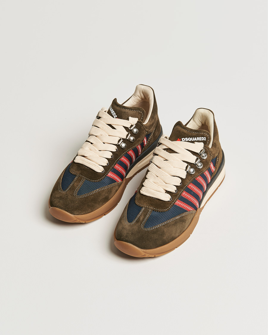 Herren | Dsquared2 Legend Sneakers Brown/Red | Dsquared2 | Legend Sneakers Brown/Red
