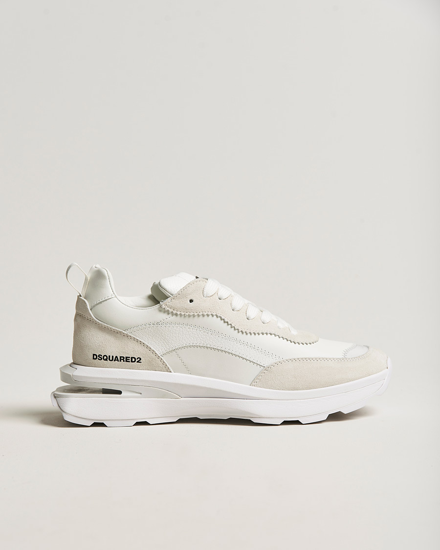 Herren | Dsquared2 Slash Running Sneakers White | Dsquared2 | Slash Running Sneakers White
