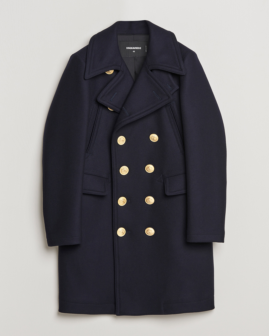Herren | Jacken | Dsquared2 | Double Breasted Sailor Coat Navy