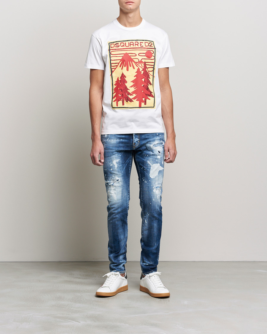 Herren | Dsquared2 | Dsquared2 | Mountain Cool Tee White