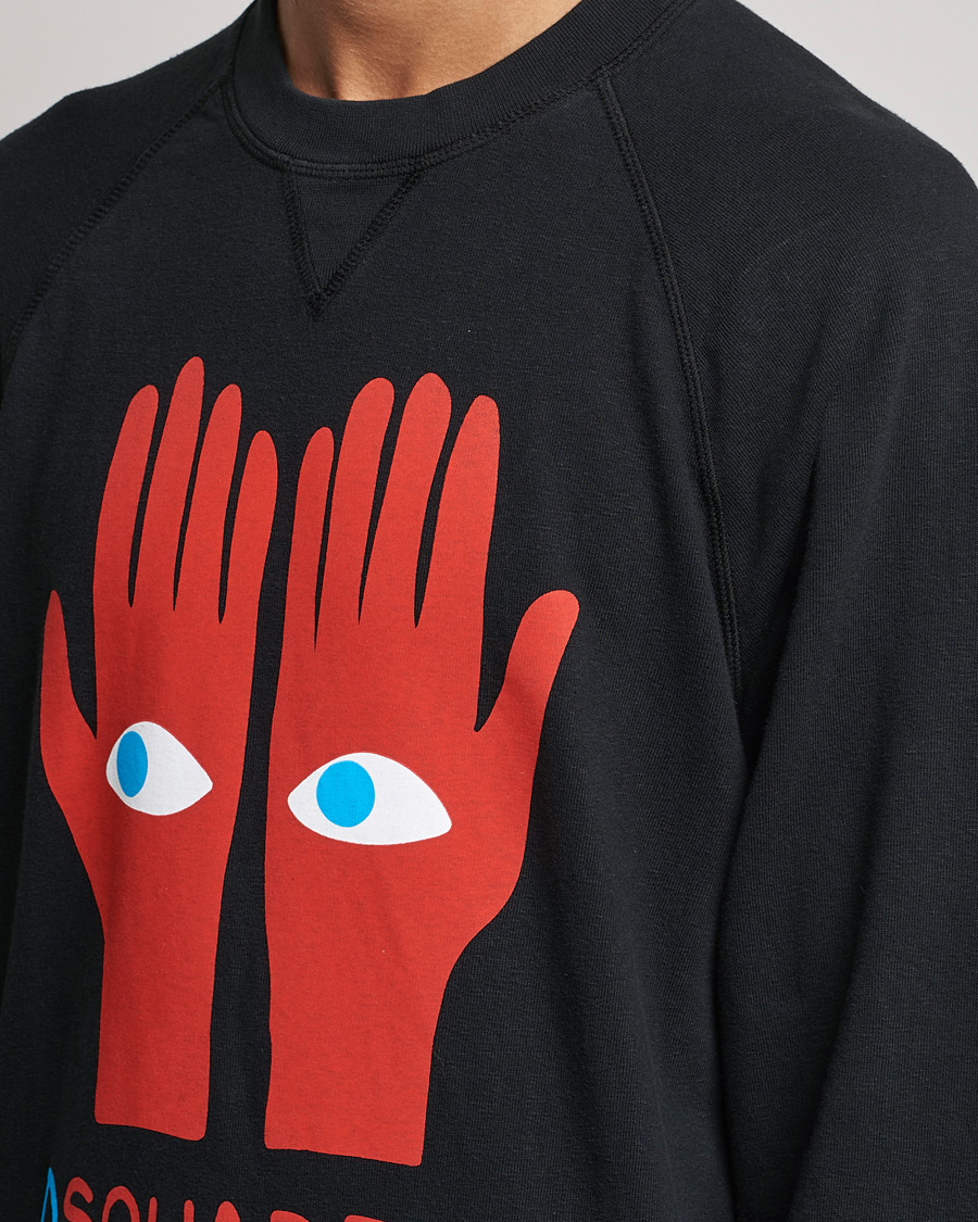 Herren | Pullover | Dsquared2 | Eyes On Hand Sweatshirt Black