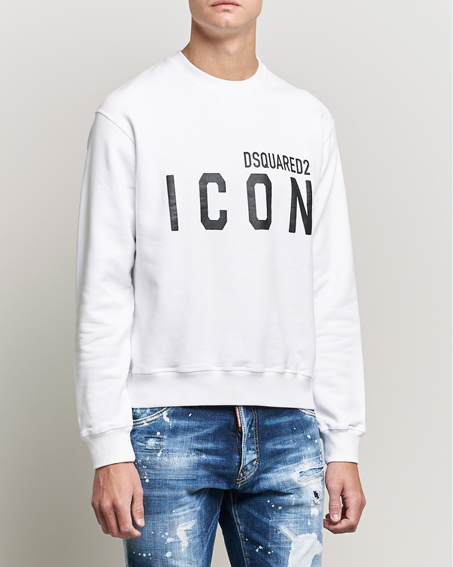 Herren | Sweatshirts | Dsquared2 | Icon Logo Sweatshirt  White