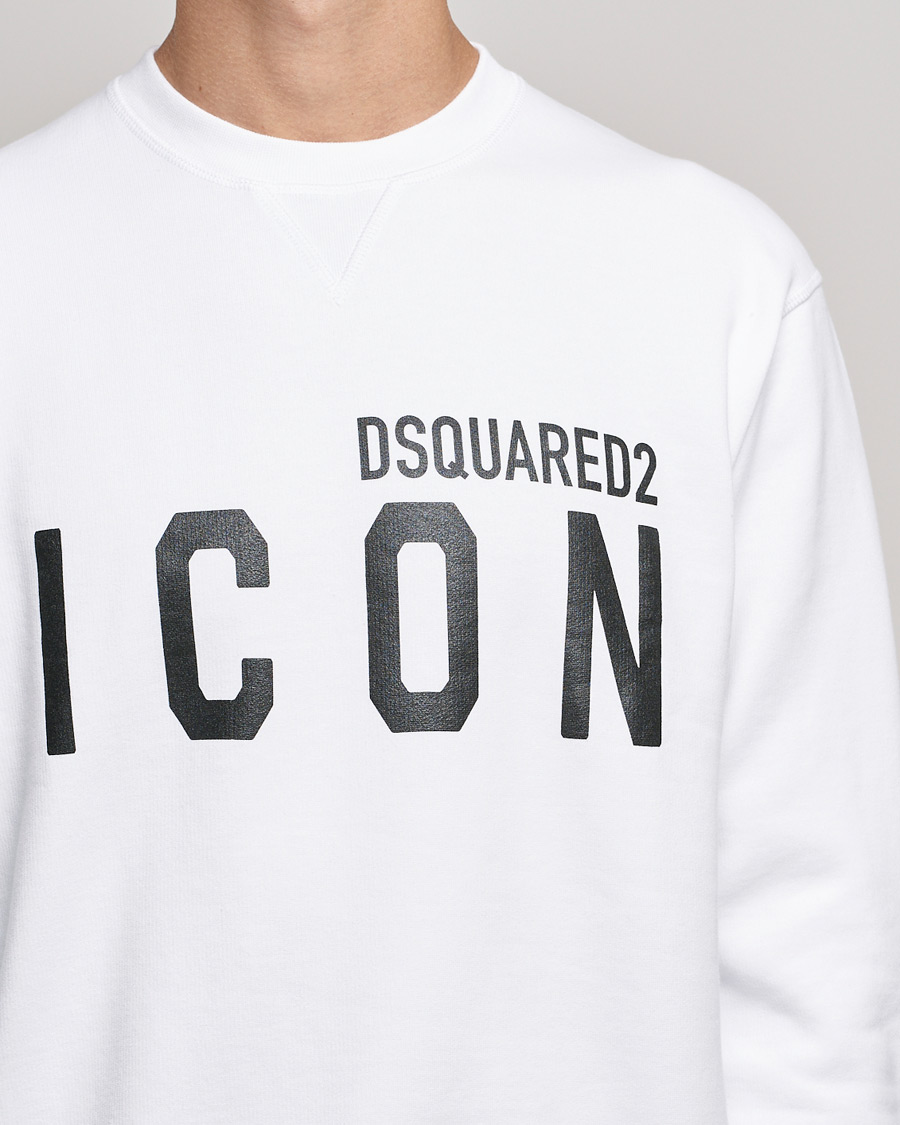 Herren | Pullover | Dsquared2 | Icon Logo Sweatshirt  White