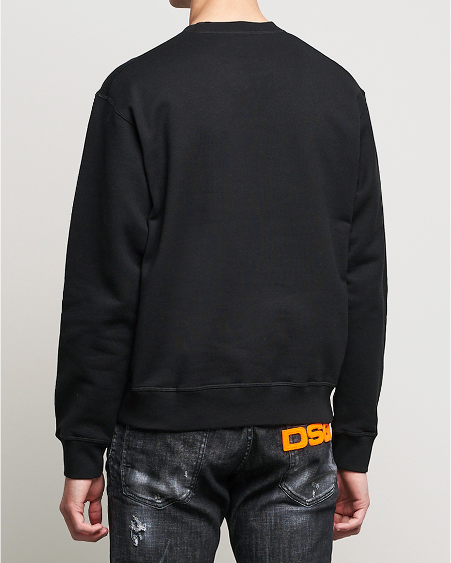 Herren | Pullover | Dsquared2 | Icon Tonal Logo Sweatshirt Black