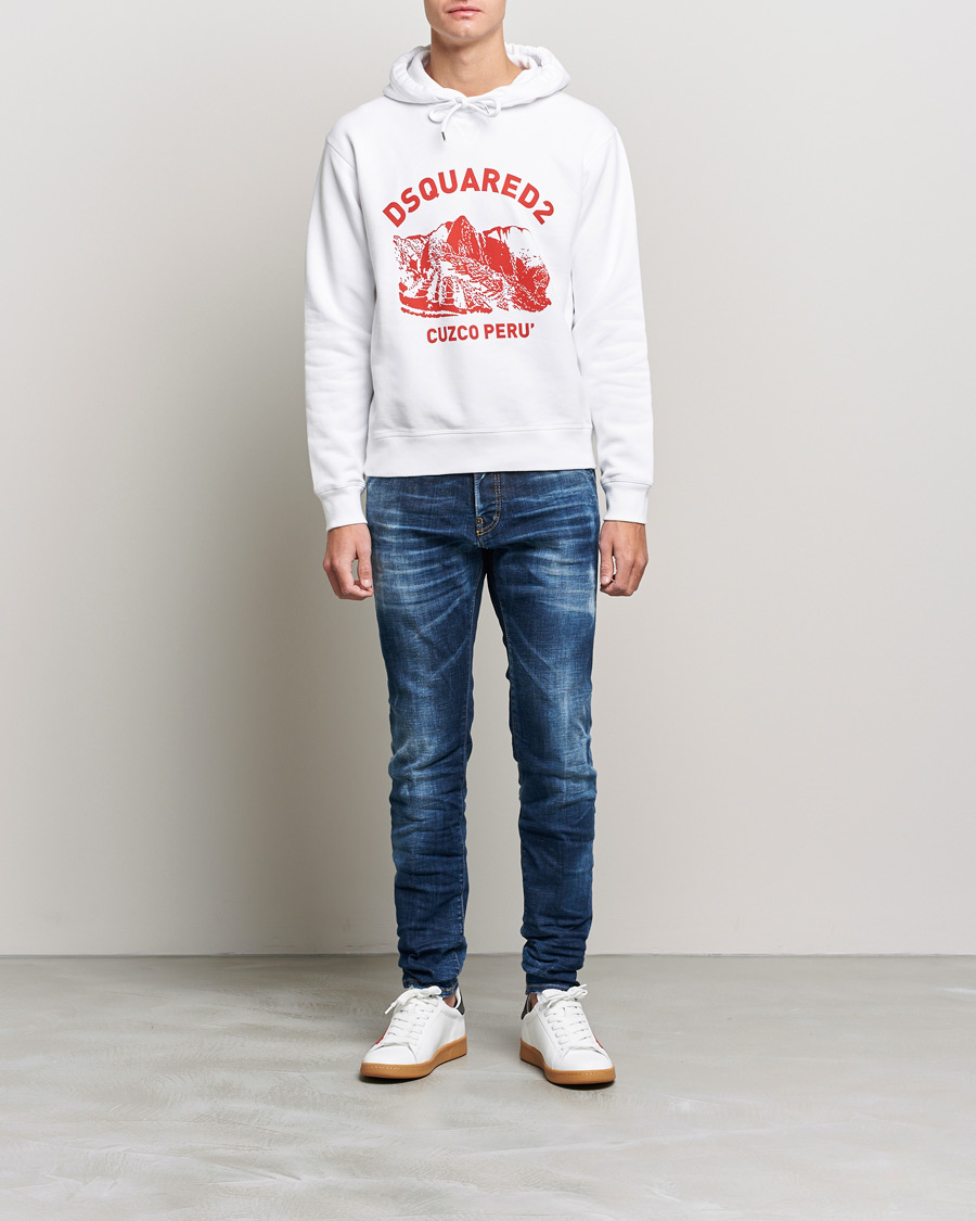 Herren | Pullover | Dsquared2 | Cuzco Hoodie White