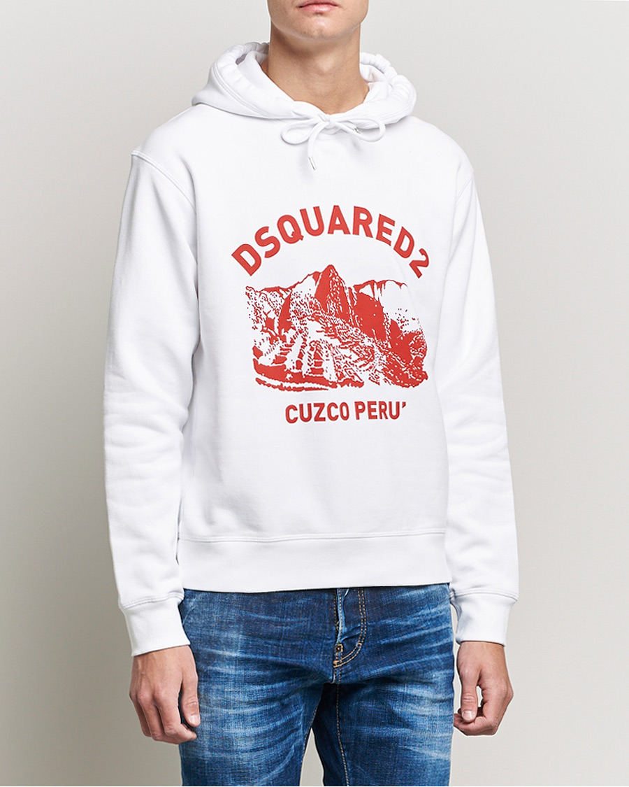 Herren | Pullover | Dsquared2 | Cuzco Hoodie White