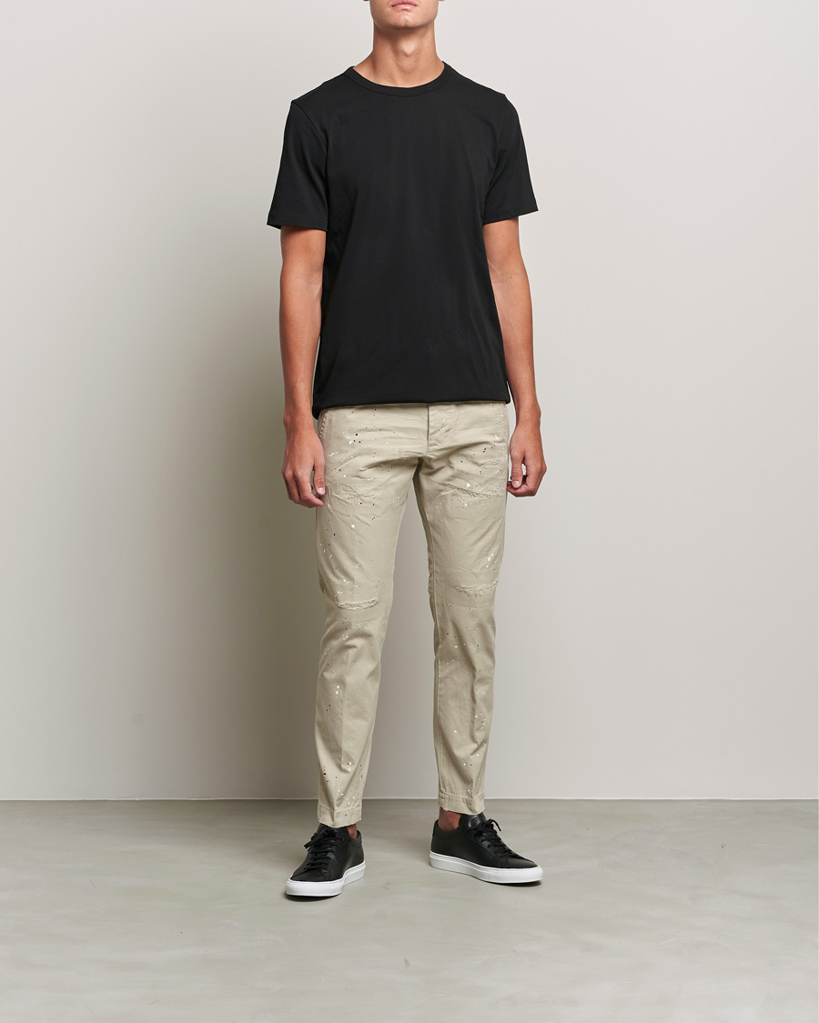 Herren | Dsquared2 | Dsquared2 | Cool Guy Distressed Chinos Sand