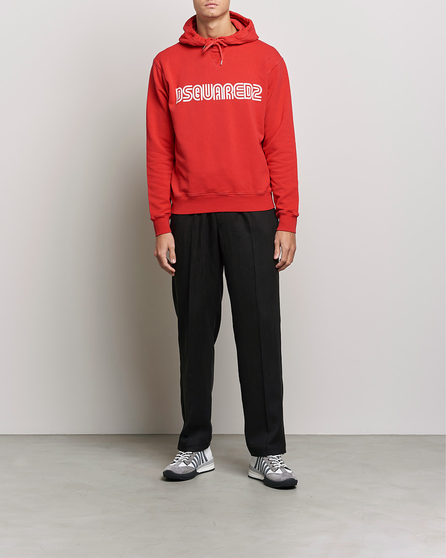 Herren | Pullover | Dsquared2 | Outline Cool Hoodie Oriental Red