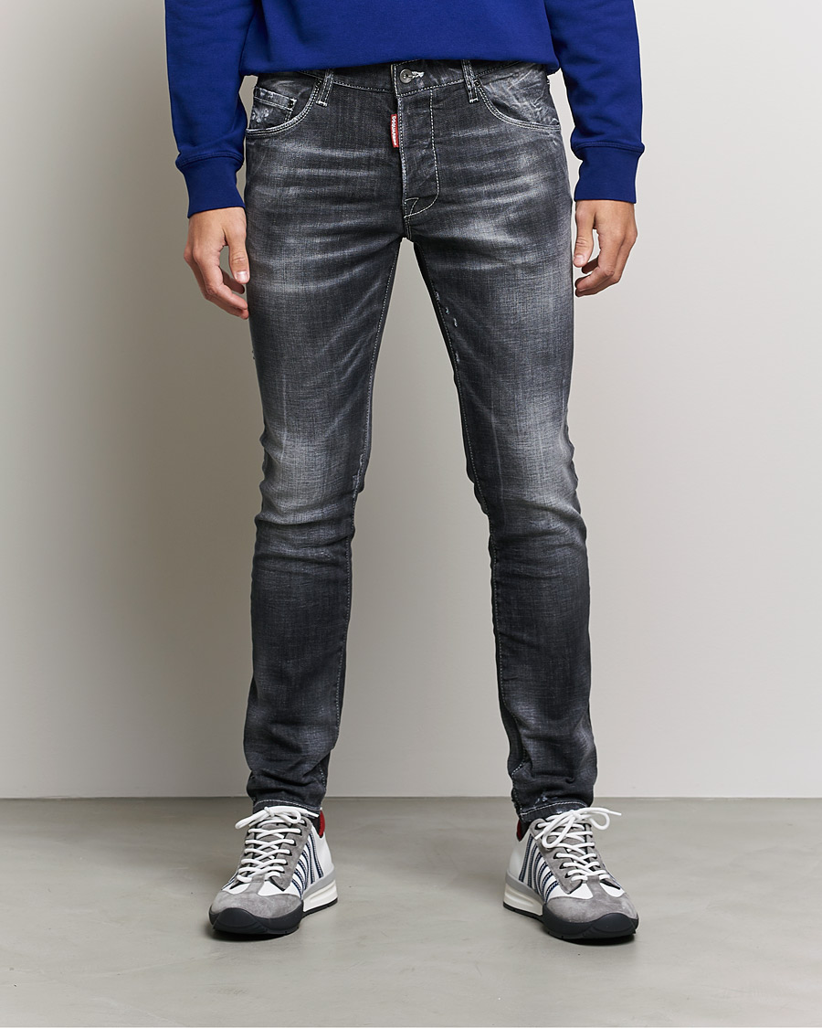 Herren | Jeans | Dsquared2 | Skater Jeans Black Wash