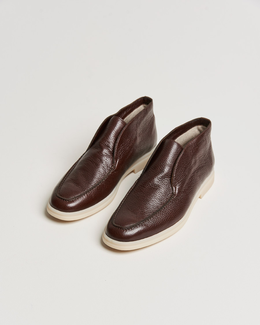 Herren | Church's Deerskin Ankle Boot Dark Brown | Church's | Deerskin Ankle Boot Dark Brown