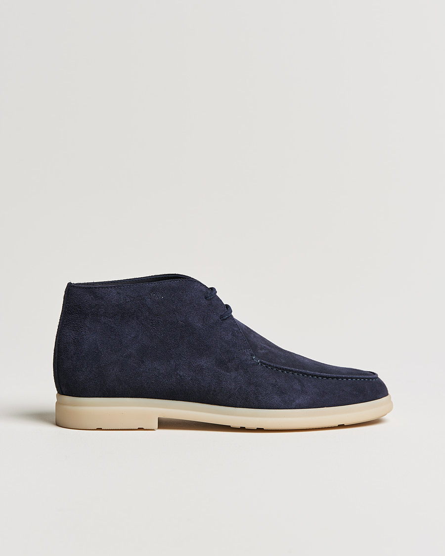 Herren | Church's Cashmere Lined Chukka Boots Navy | Church's | Cashmere Lined Chukka Boots Navy