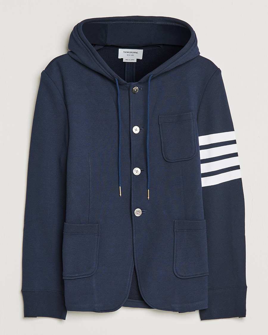 Herren | Sakkos | Thom Browne | Hooded Sport Coat Navy