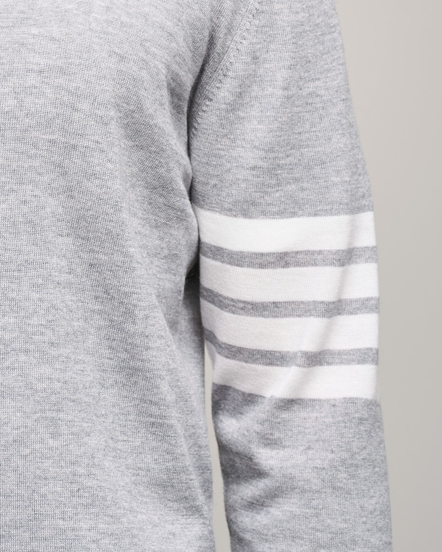 Herren | Hemden | Thom Browne | Merino Wool Button Down Shirt Light Grey