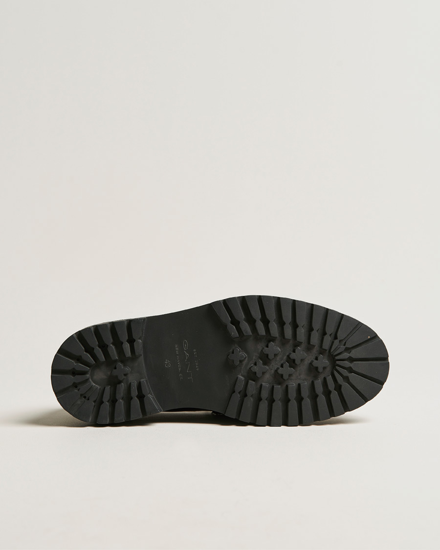 Herren | GANT Jackmote Leather Horsebit Loafer Black | GANT | Jackmote Leather Horsebit Loafer Black