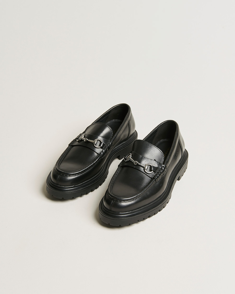 Herren | Schuhe | GANT | Jackmote Leather Horsebit Loafer Black