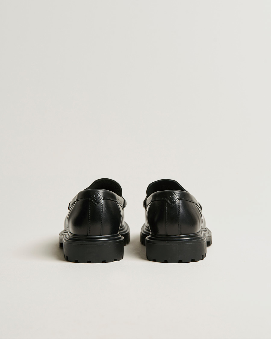 Herren | GANT Jackmote Leather Horsebit Loafer Black | GANT | Jackmote Leather Horsebit Loafer Black