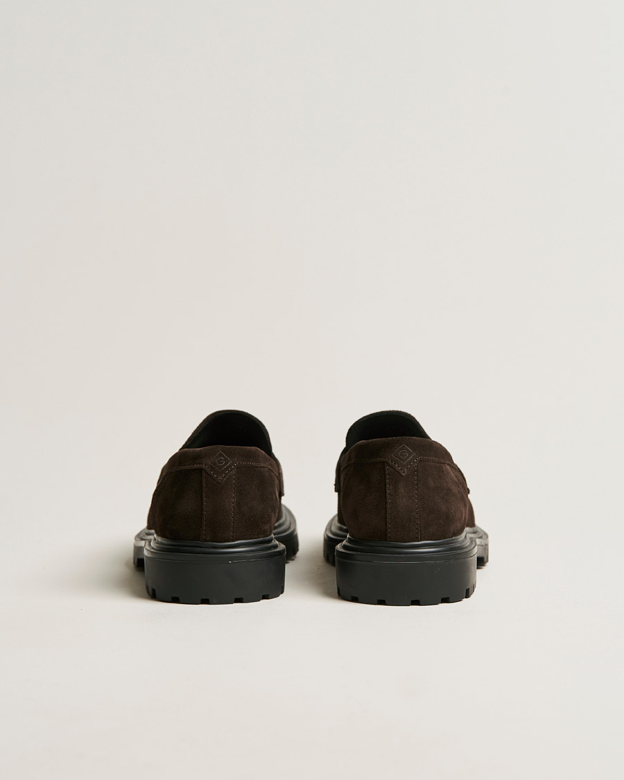 Herren | GANT Jackmote Suede Loafter Dark Brown | GANT | Jackmote Suede Loafter Dark Brown