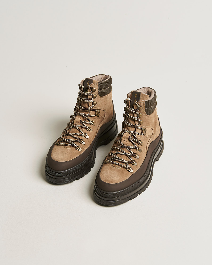 Herren | GANT St Grip Mid Lace Boot Taupe | GANT | St Grip Mid Lace Boot Taupe