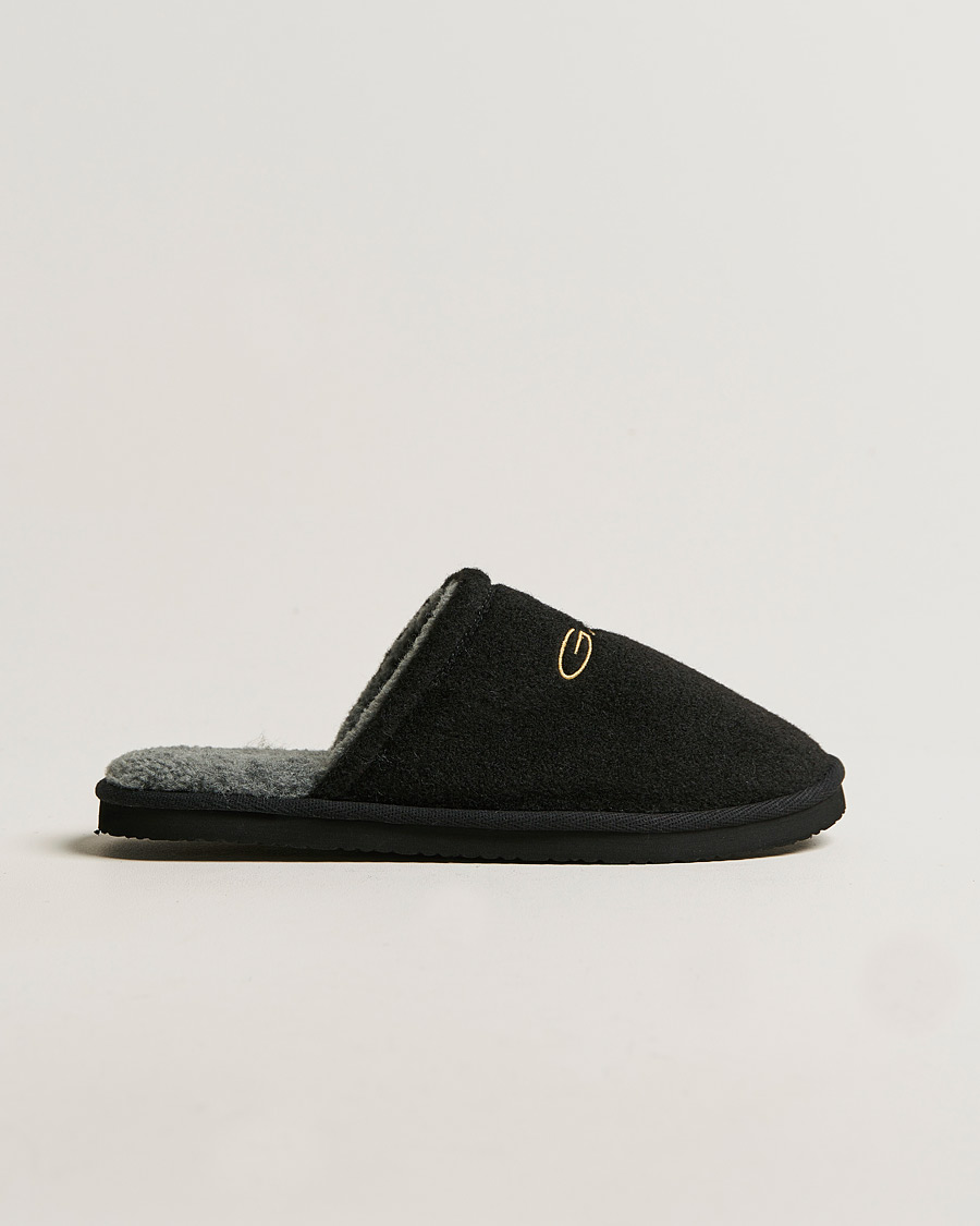 Herren | GANT Tamaware Terry Slippers Black | GANT | Tamaware Terry Slippers Black