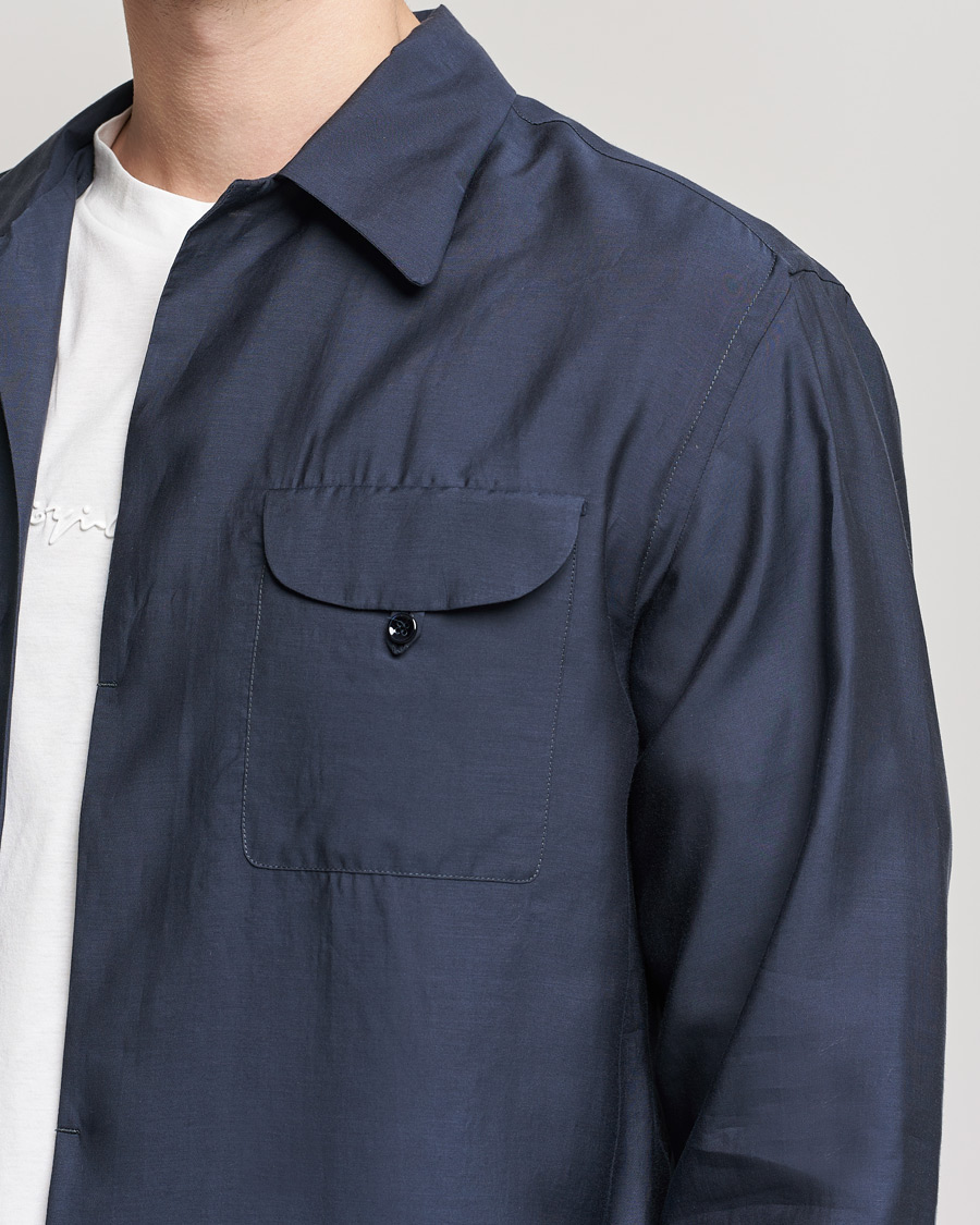 Herren | Hemden | Giorgio Armani | Double Pocket Overshirt Navy
