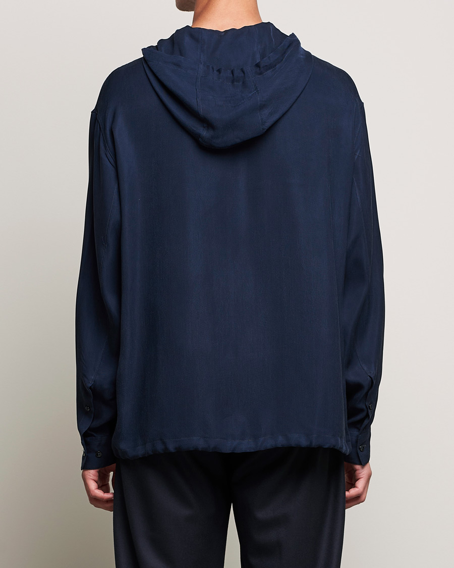 Herren | Jacken | Giorgio Armani | Hooded Lightweight Jacket Night Sky