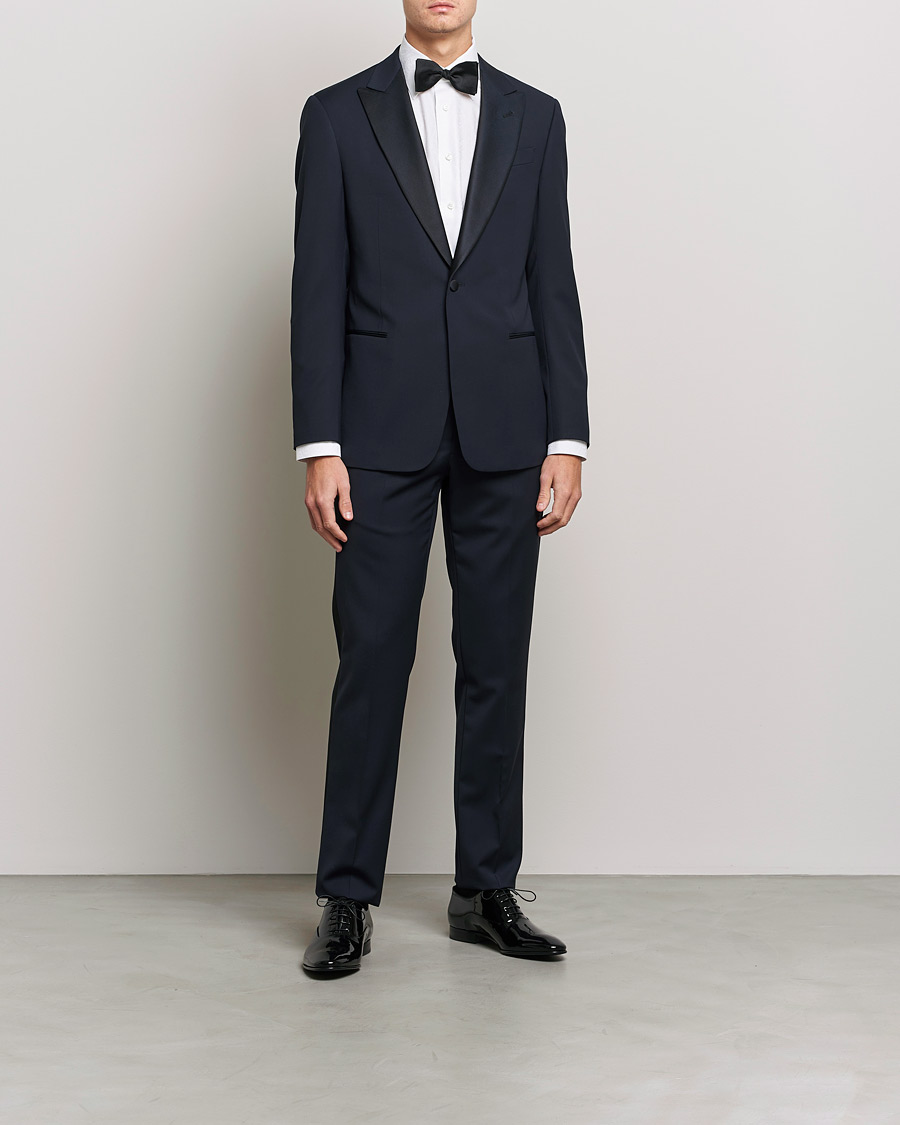 Herren | Anzüge | Giorgio Armani | Peak Lapel Smoking Navy