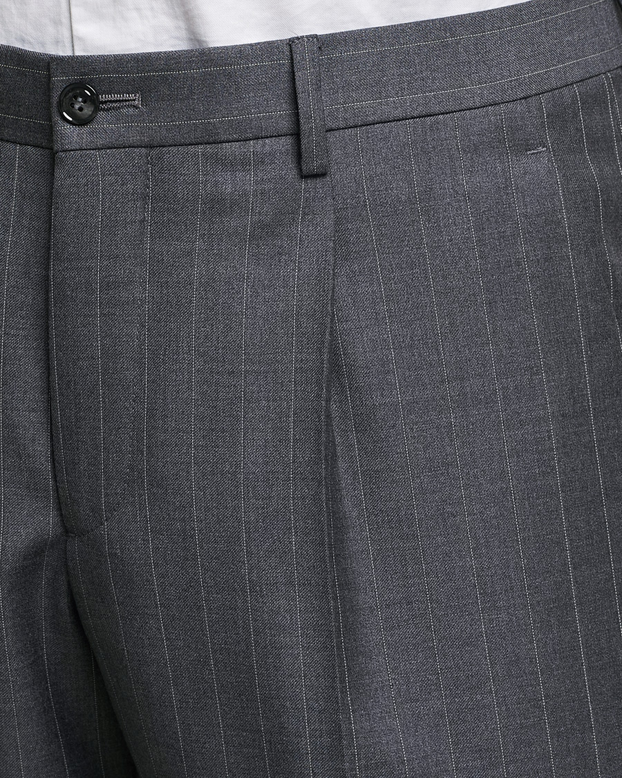 Herren | Anzüge | Giorgio Armani | Pinstripe Double Breasted Suit Grey