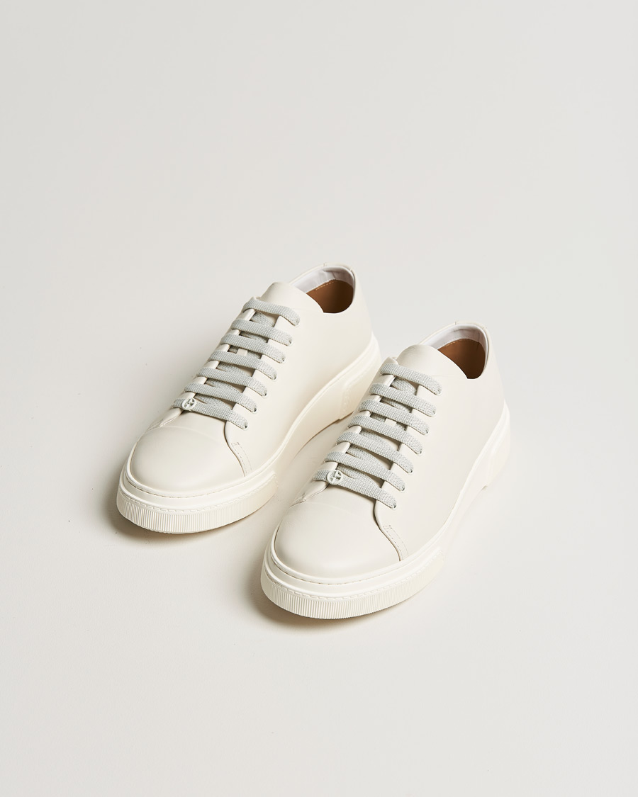 Herren | Sneaker | Giorgio Armani | Plain Sneakers Off White