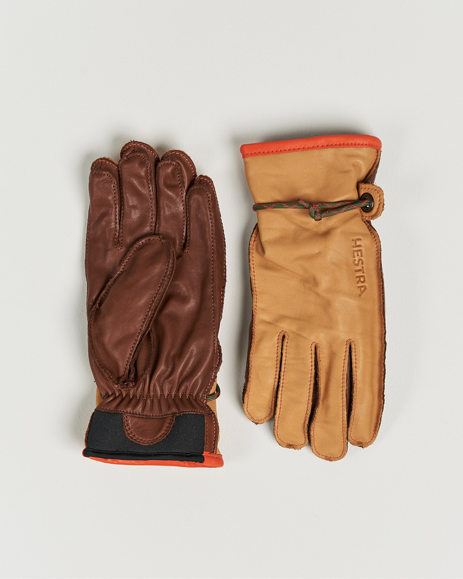 Herren | Handschuhe | Hestra | Wakayama Leather Ski Glove Cognac/Brown
