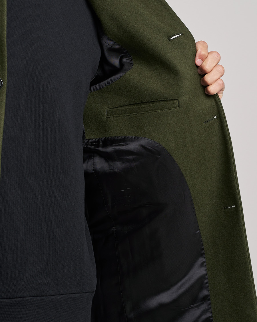 Herren | Jacken | J.Lindeberg | Holger 2.0 Melton Coat Forest Green