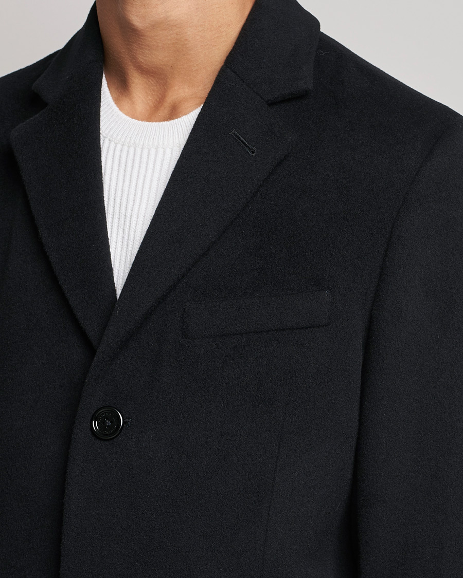 Herren | Jacken | J.Lindeberg | Burke Wool/Cashmere Coat Black