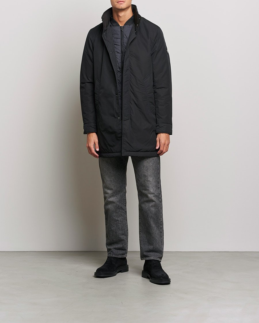 Herren | Jacken | J.Lindeberg | Hollis Tech Padded Coat Black
