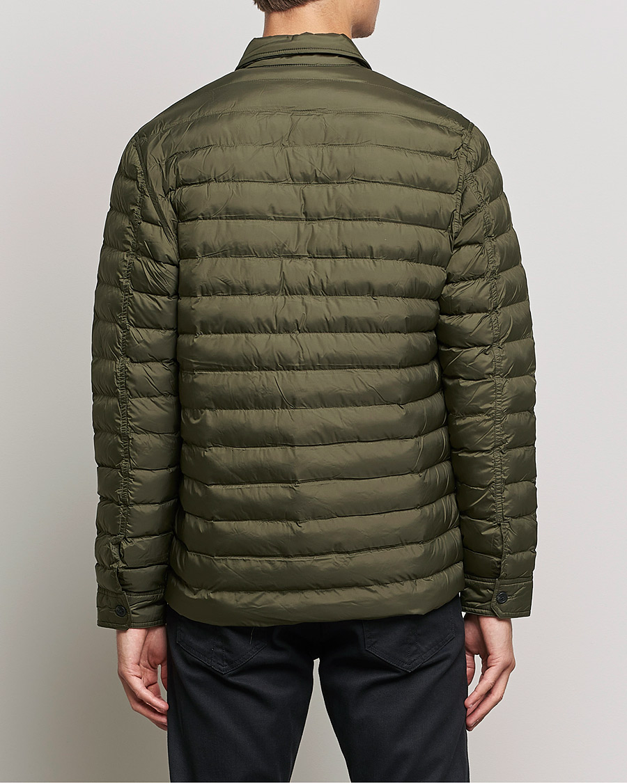 Herren | Hemden | J.Lindeberg | Gorman Quilted Overshirt Forest Green