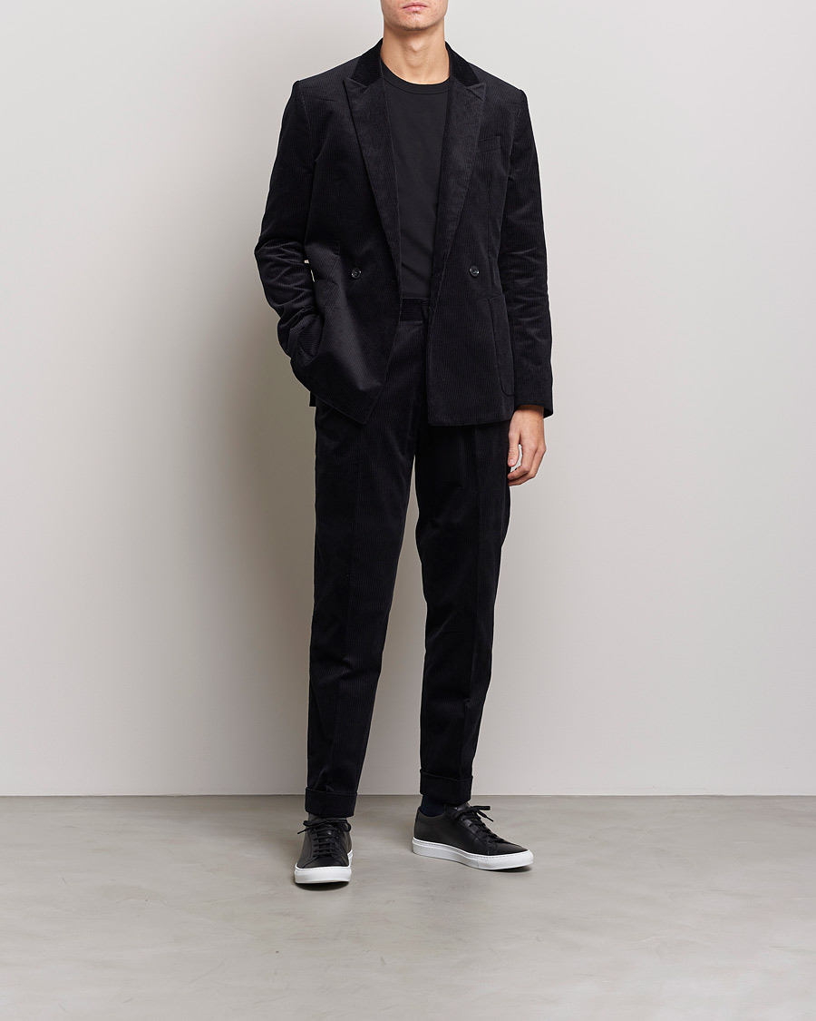 Herren | Sakkos | J.Lindeberg | Dries Corduroy Blazer Black