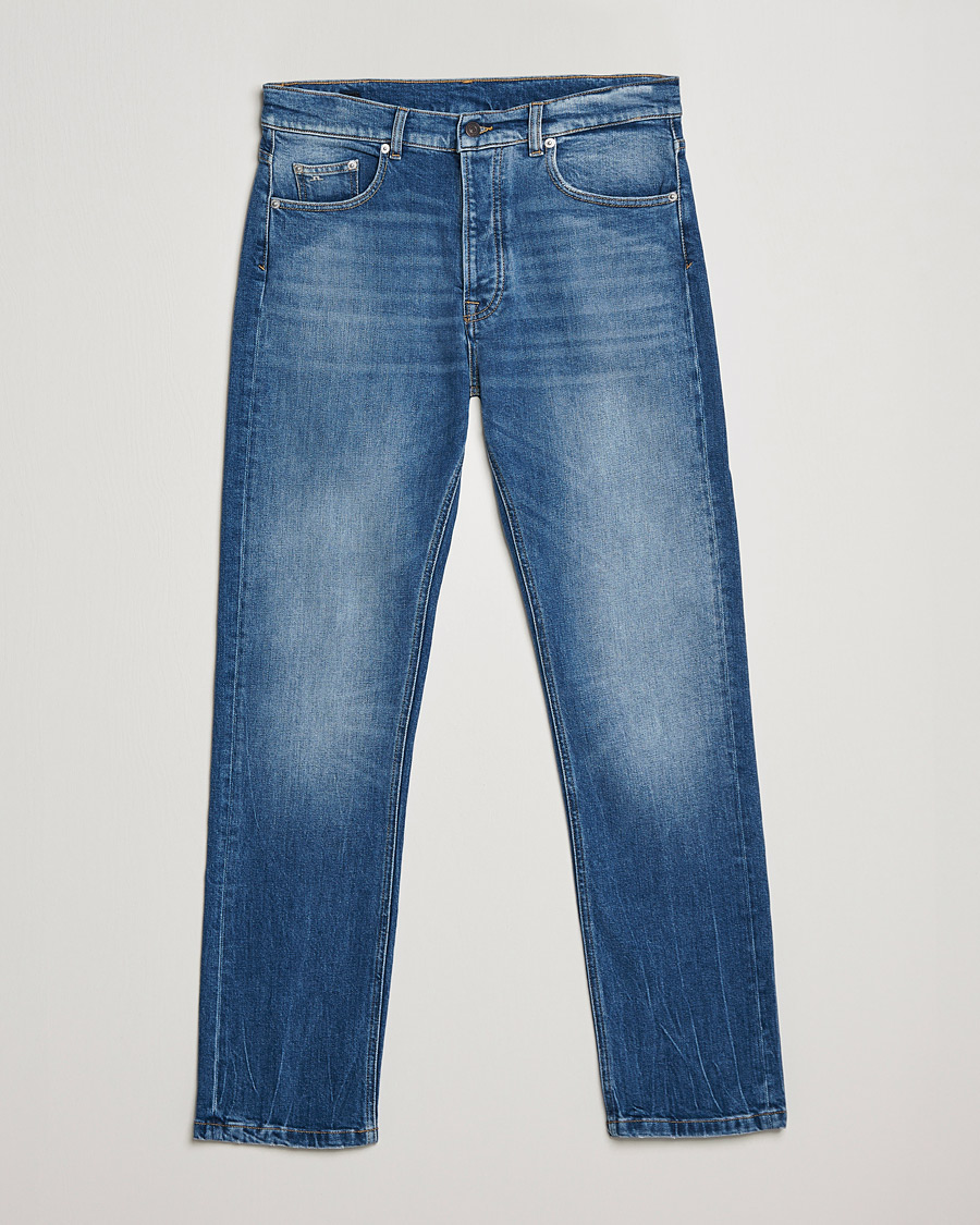 Herren | Jeans | J.Lindeberg | Cody Vintage Wash Jeans Light Blue