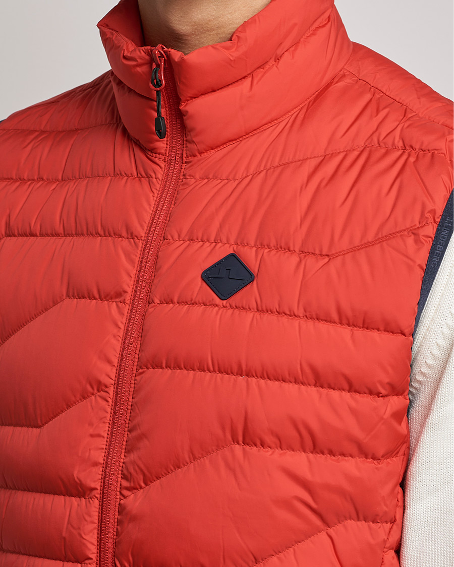 Herren | Jacken | J.Lindeberg | Cliff Light Down Vest Barbados Cherry