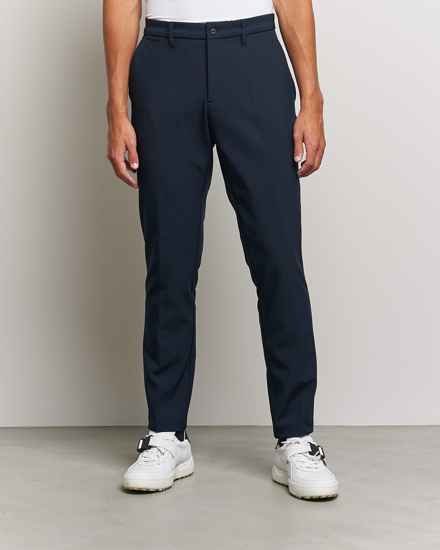 Herren | Hosen | J.Lindeberg | Ellot Bonded Fleece Pants Navy