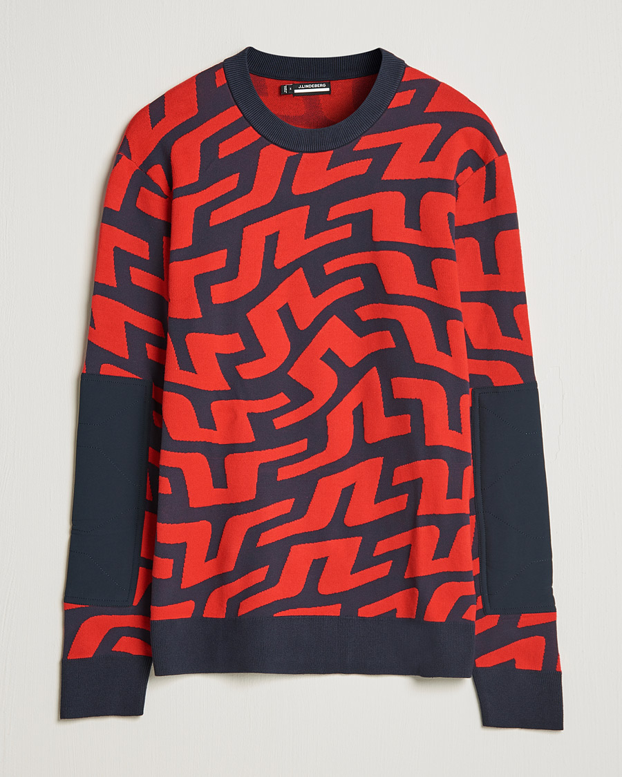 Herren | Pullover | J.Lindeberg | Swirl Knitted Sweater Bridge Swirl
